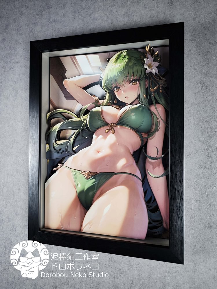 IN-STOCK Dorobou Neko Studio - Code Geass - DSMG-047 C.C. 3D Decorative Painting Scene (Adult 18+)