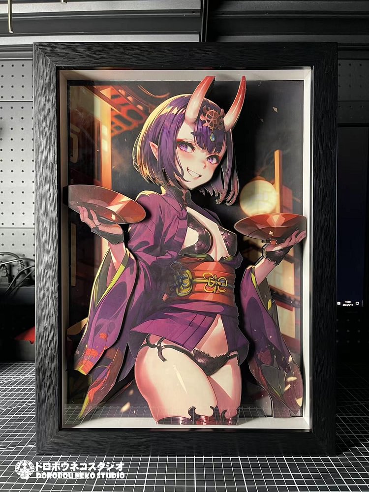 Dorobou Neko Studio - Fate/Grand Order - DSMG-059 Shuten Dōji 3D Decorative Painting Scene(Adult 18+)-Statue Master