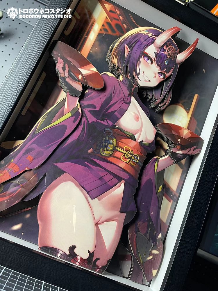 Dorobou Neko Studio - Fate/Grand Order - DSMG-059 Shuten Dōji 3D Decorative Painting Scene(Adult 18+)-Statue Master