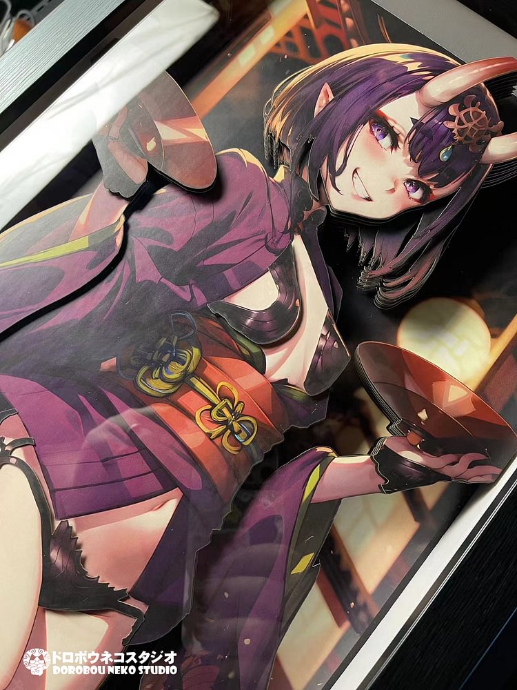 Dorobou Neko Studio - Fate/Grand Order - DSMG-059 Shuten Dōji 3D Decorative Painting Scene(Adult 18+)-Statue Master