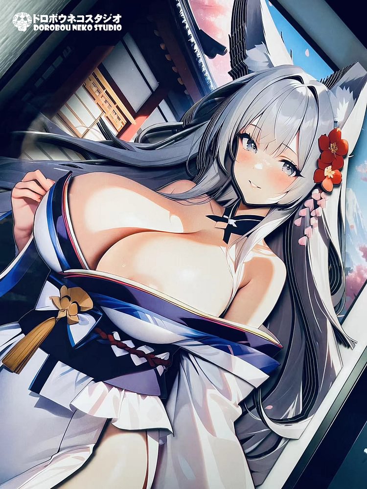 Dorobou Neko Studio - Azur Lane DSMG-065 Shinano 3D Decorative Painting Scene (Adult 18+)
