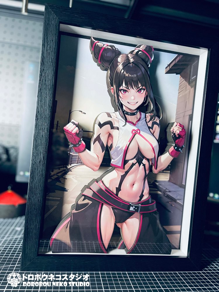 Dorobou Neko Studio-DSMG-070 Decorative Painting of Han Juri-Street Fighter(SF) scene (Adult 18+)