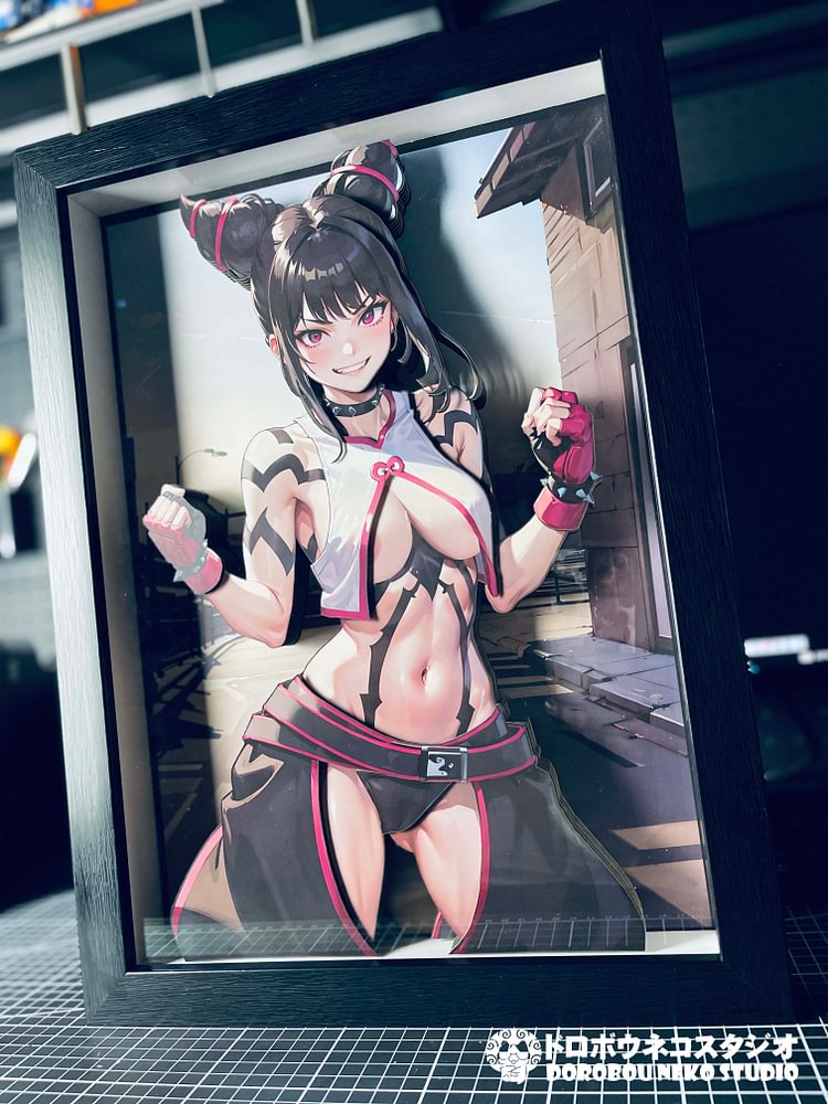 Dorobou Neko Studio-DSMG-070 Decorative Painting of Han Juri-Street Fighter(SF) scene (Adult 18+)