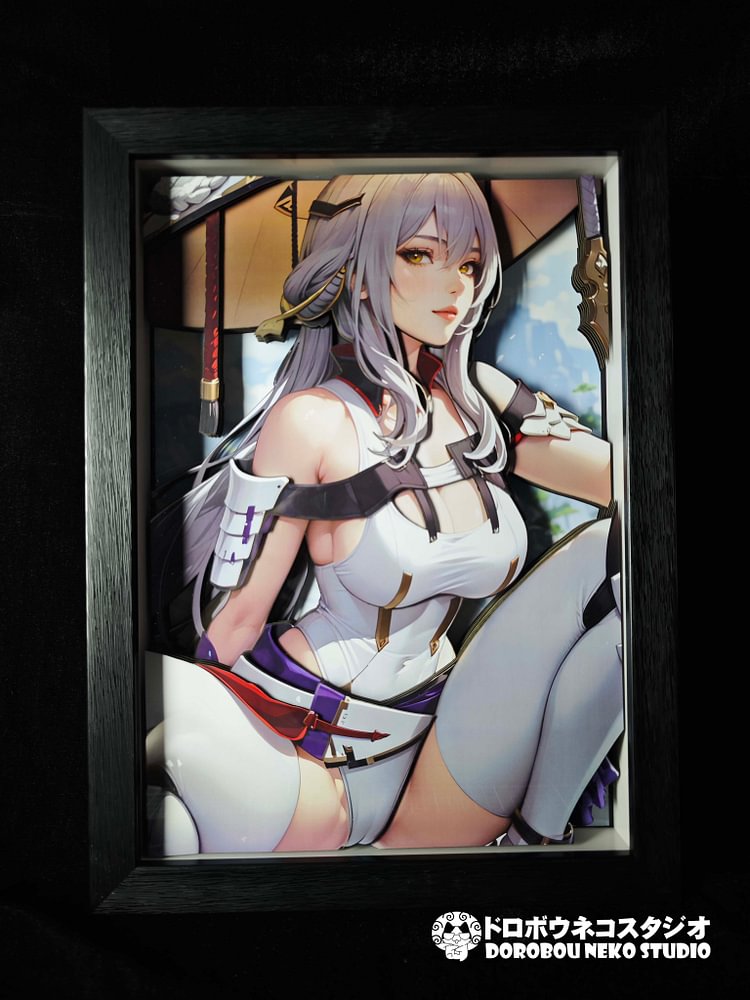 Dorobou Neko Studio – Goddess of Victory: Nikke - DSMG-086 Scarlet 3D Decorative Painting Scene (Adult 18+)-Statue Master