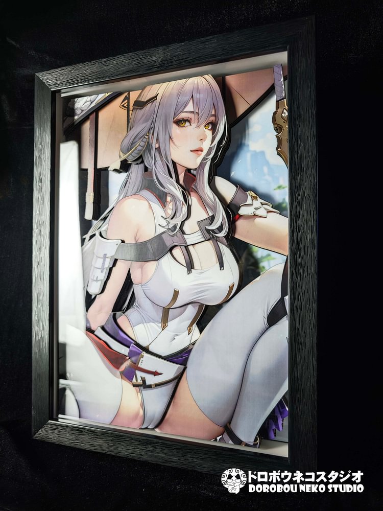 Dorobou Neko Studio – Goddess of Victory: Nikke - DSMG-086 Scarlet 3D Decorative Painting Scene (Adult 18+)-Statue Master