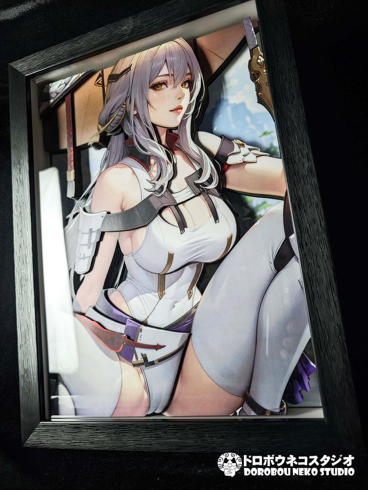 Dorobou Neko Studio – Goddess of Victory: Nikke - DSMG-086 Scarlet 3D Decorative Painting Scene (Adult 18+)-Statue Master