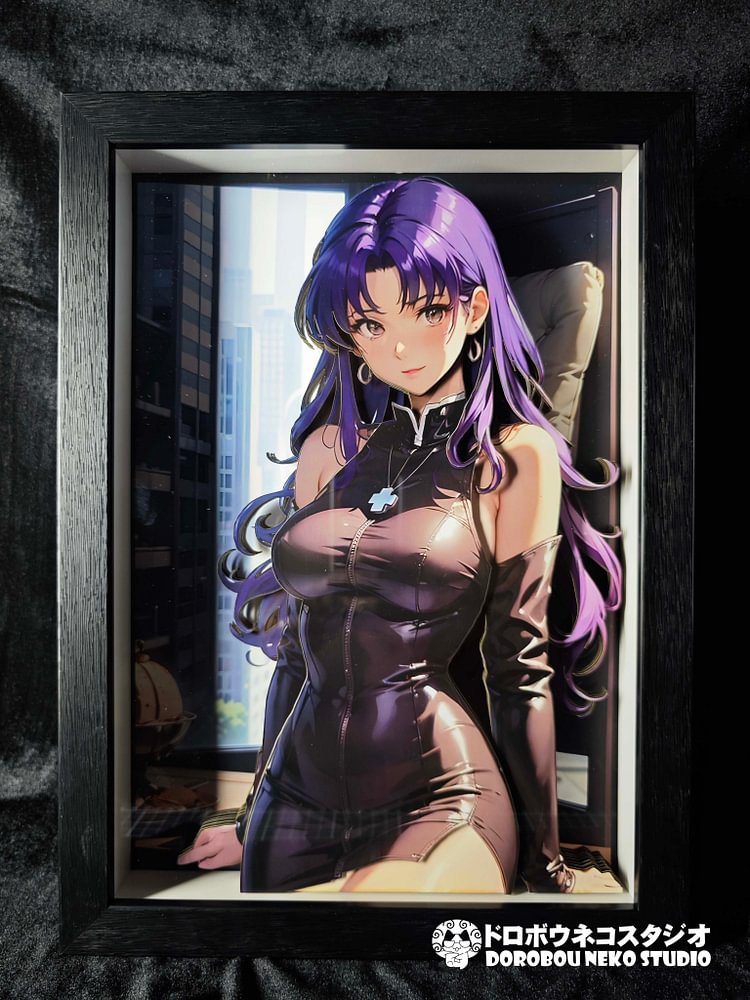 Dorobou Neko Studio - (EVA) Neon Genesis EVAngelion - DSMG-094 Misato Katsuragi 3D Decorative Painting Scene (Adult 18+)-Statue Master