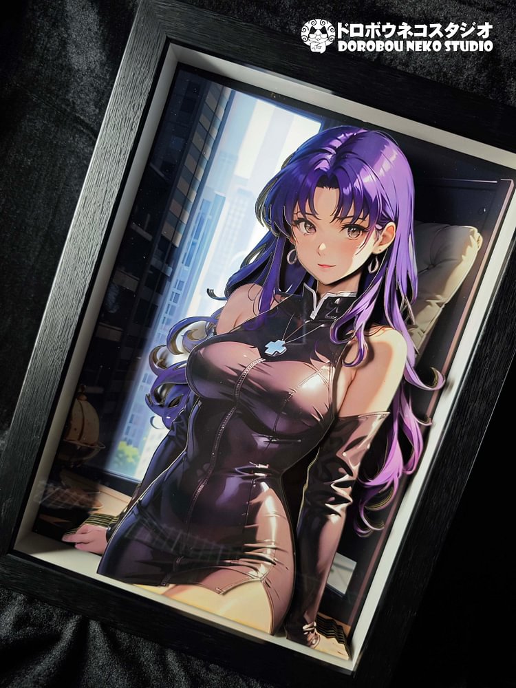 Dorobou Neko Studio - (EVA) Neon Genesis EVAngelion - DSMG-094 Misato Katsuragi 3D Decorative Painting Scene (Adult 18+)-Statue Master