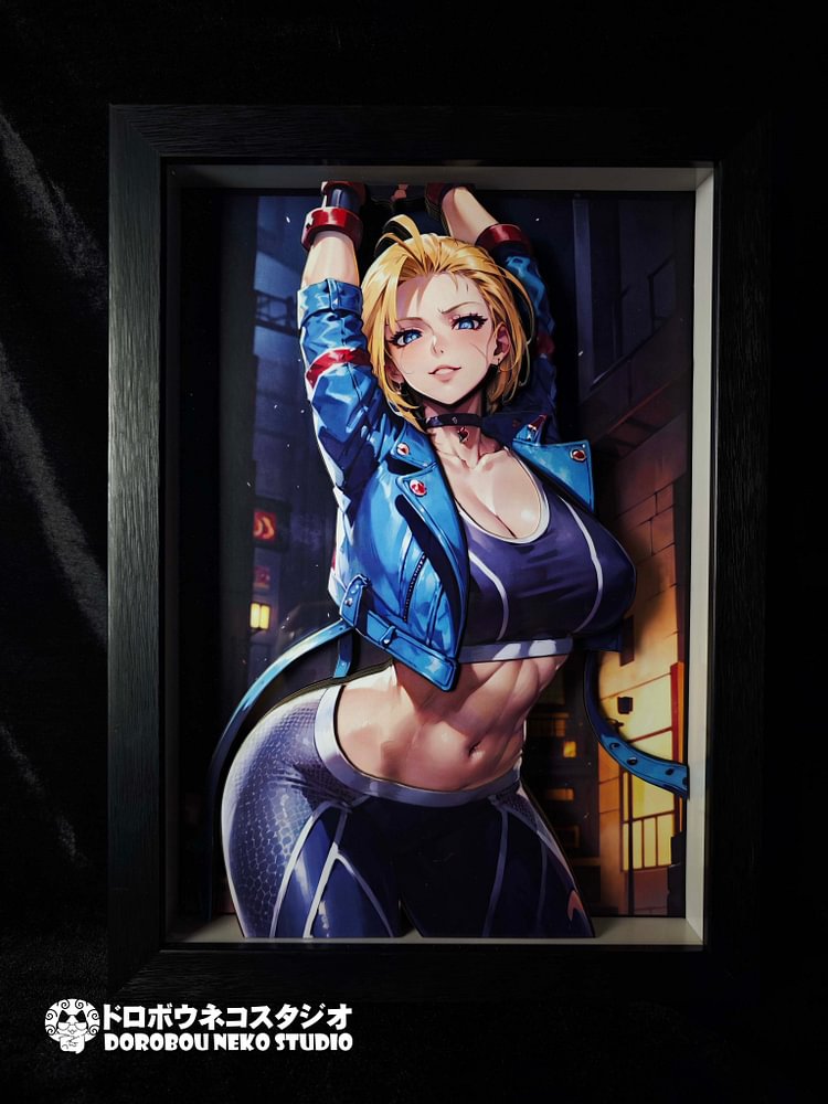 Dorobou Neko Studio - Street Fighter - DSMG-098 Cammy White 3D Decorative Painting Scene (Adult 18+)