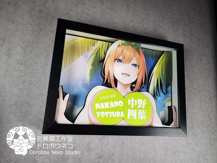 IN-STOCK Dorobou Neko Studio - 5Toubun no Hanayome – DSOS-004 Yotsuba Nakano 3D Decorative Painting Scene (Adult 18+)-Statue Master