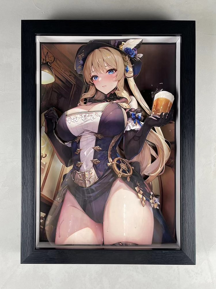 Dorobou Neko Studio - Genshin Impact - DSRL-022 Navia Caspar 3D Decorative Painting Scene (Adult 18+)-Statue Master
