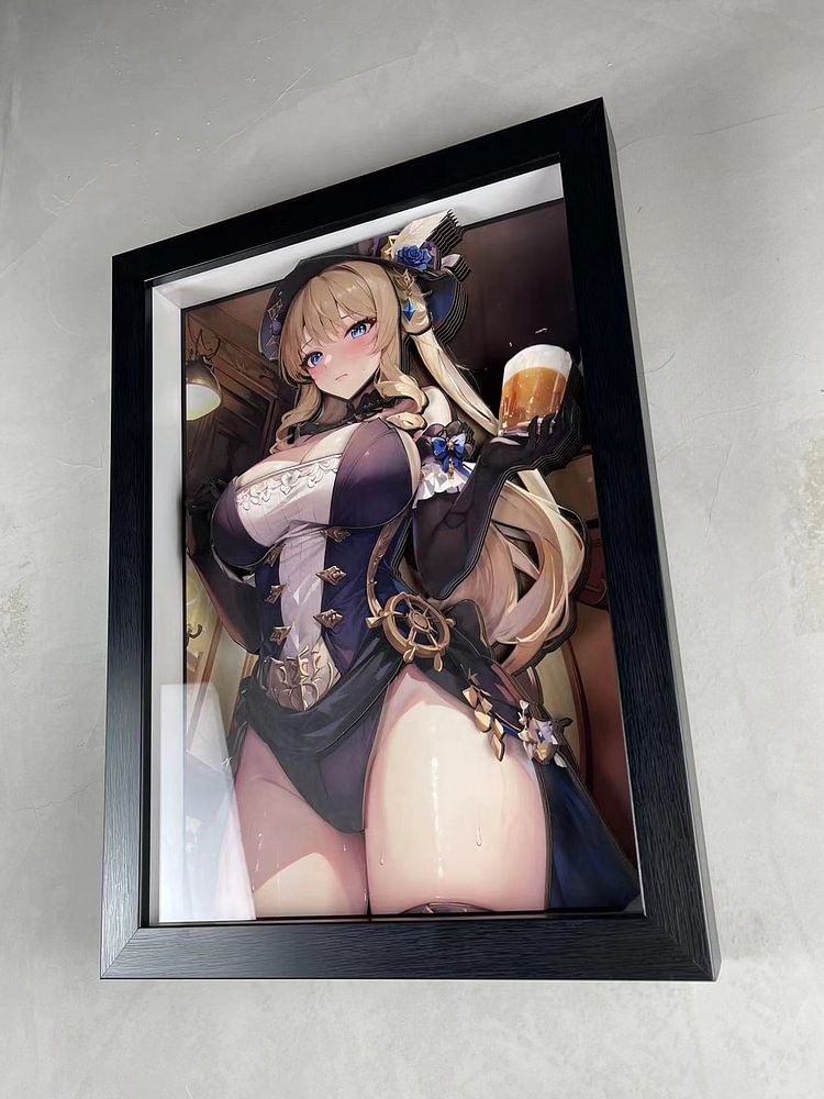 Dorobou Neko Studio - Genshin Impact - DSRL-022 Navia Caspar 3D Decorative Painting Scene (Adult 18+)-Statue Master