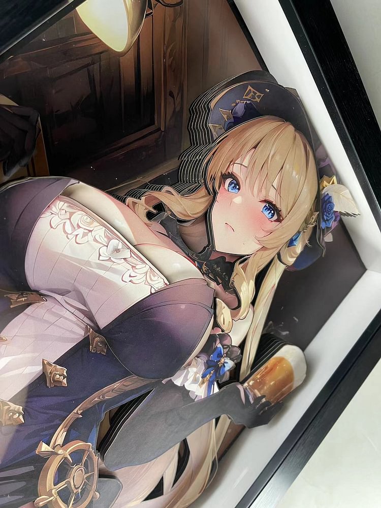 Dorobou Neko Studio - Genshin Impact - DSRL-022 Navia Caspar 3D Decorative Painting Scene (Adult 18+)-Statue Master
