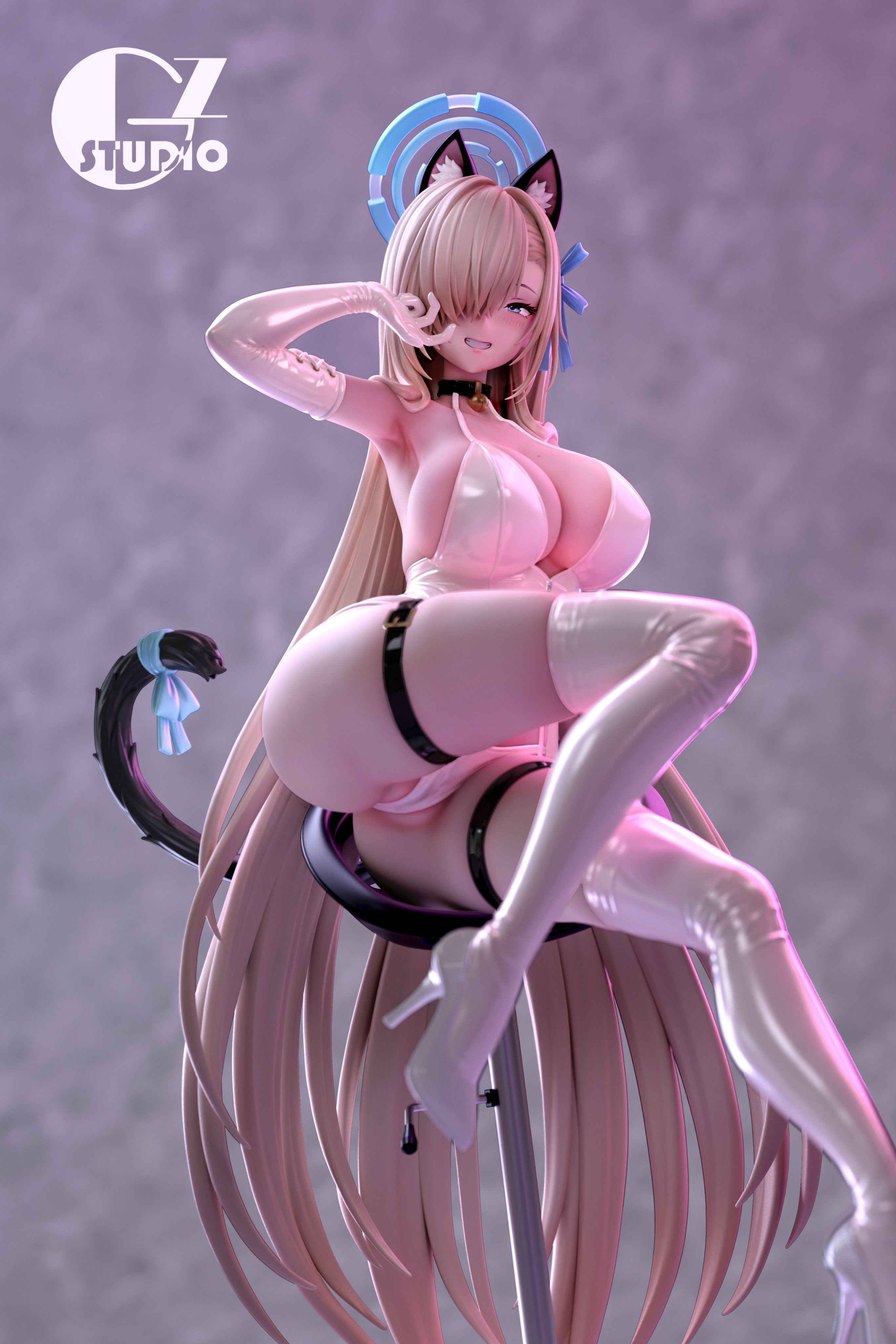 GZ Studio - Ichinose Asuna Lacquer Suit Blue Archive Statue