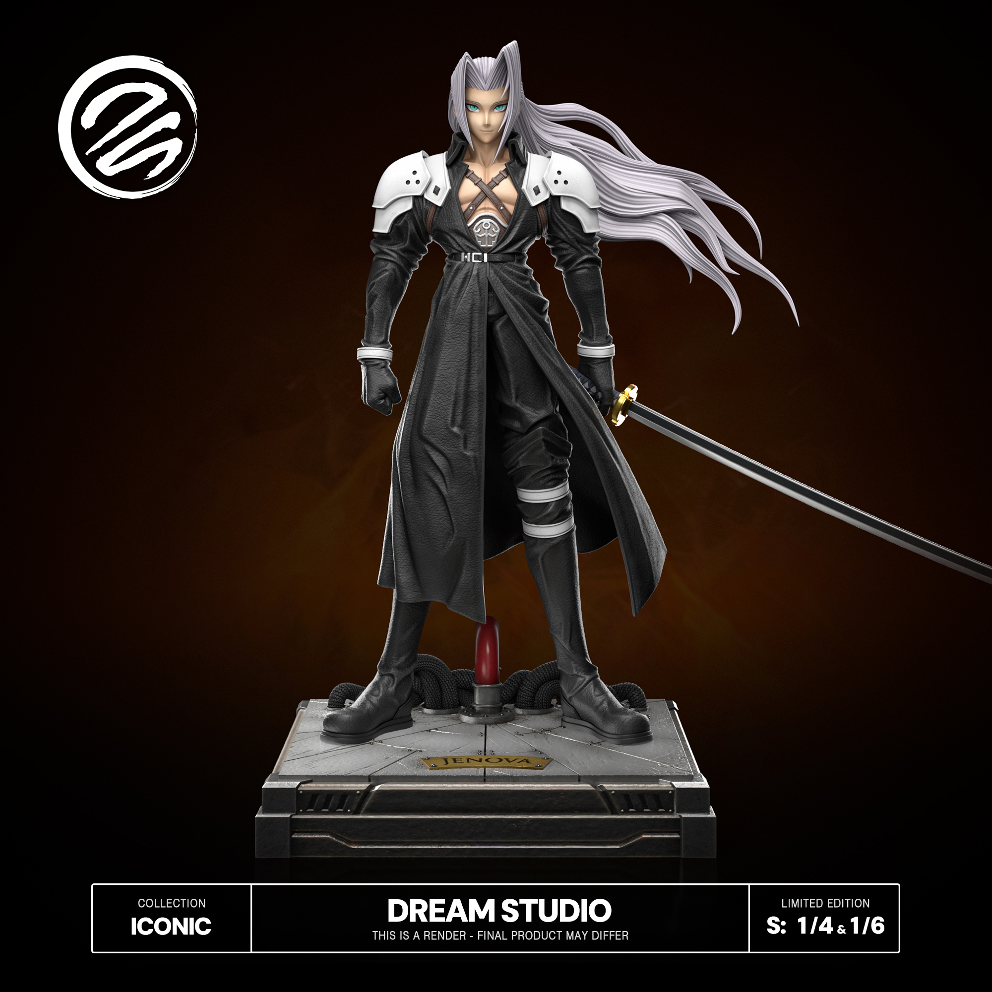 Dream Studio - OG Sephiroth FFVII Final Fantasy Statue 
