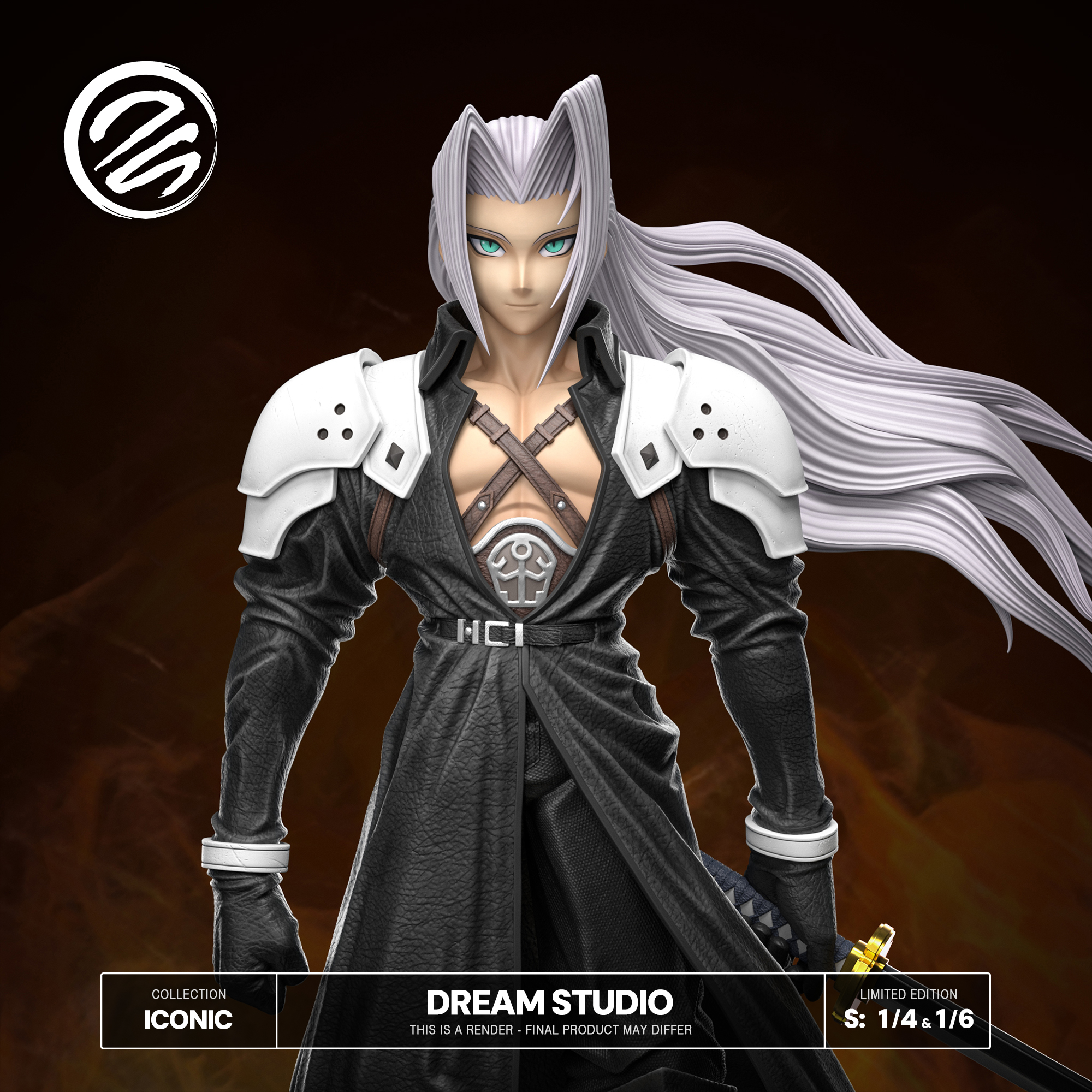 Dream Studio - OG Sephiroth FFVII Final Fantasy Statue 