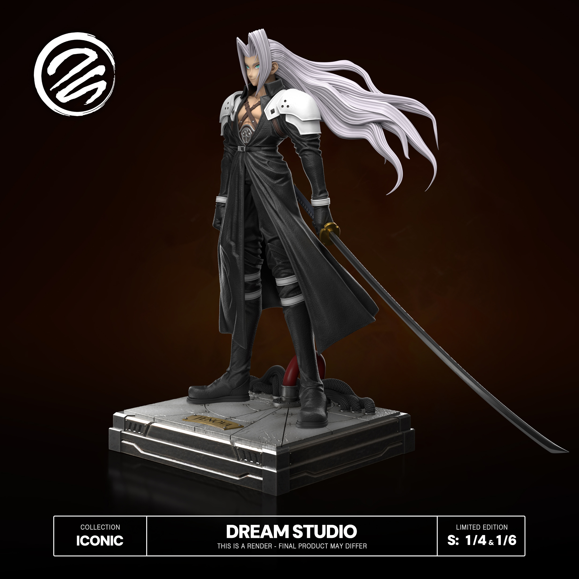 Dream Studio - OG Sephiroth FFVII Final Fantasy Statue 