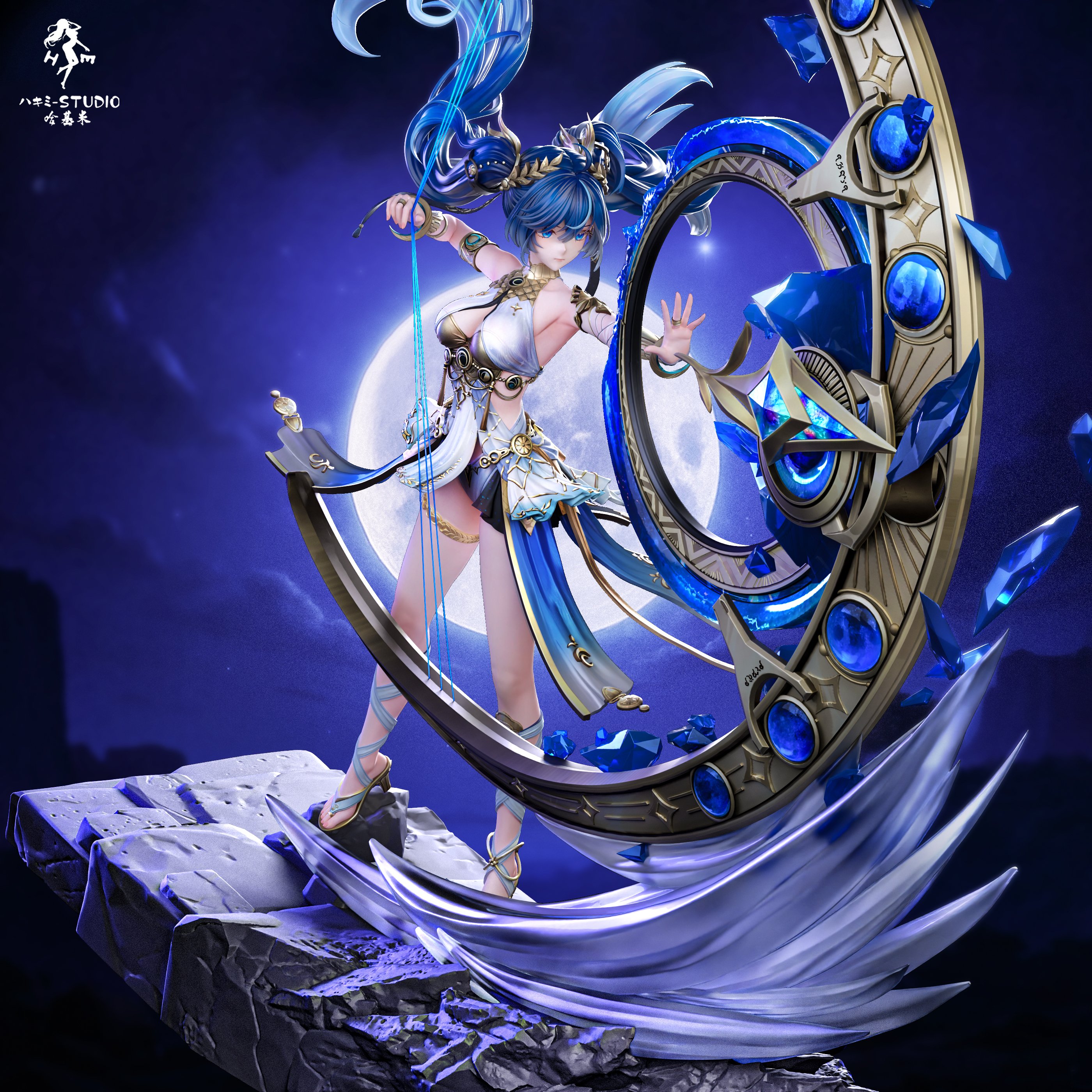 Hakimi Studio - Iuno Drawing the Bow Wuthering Waves Statue