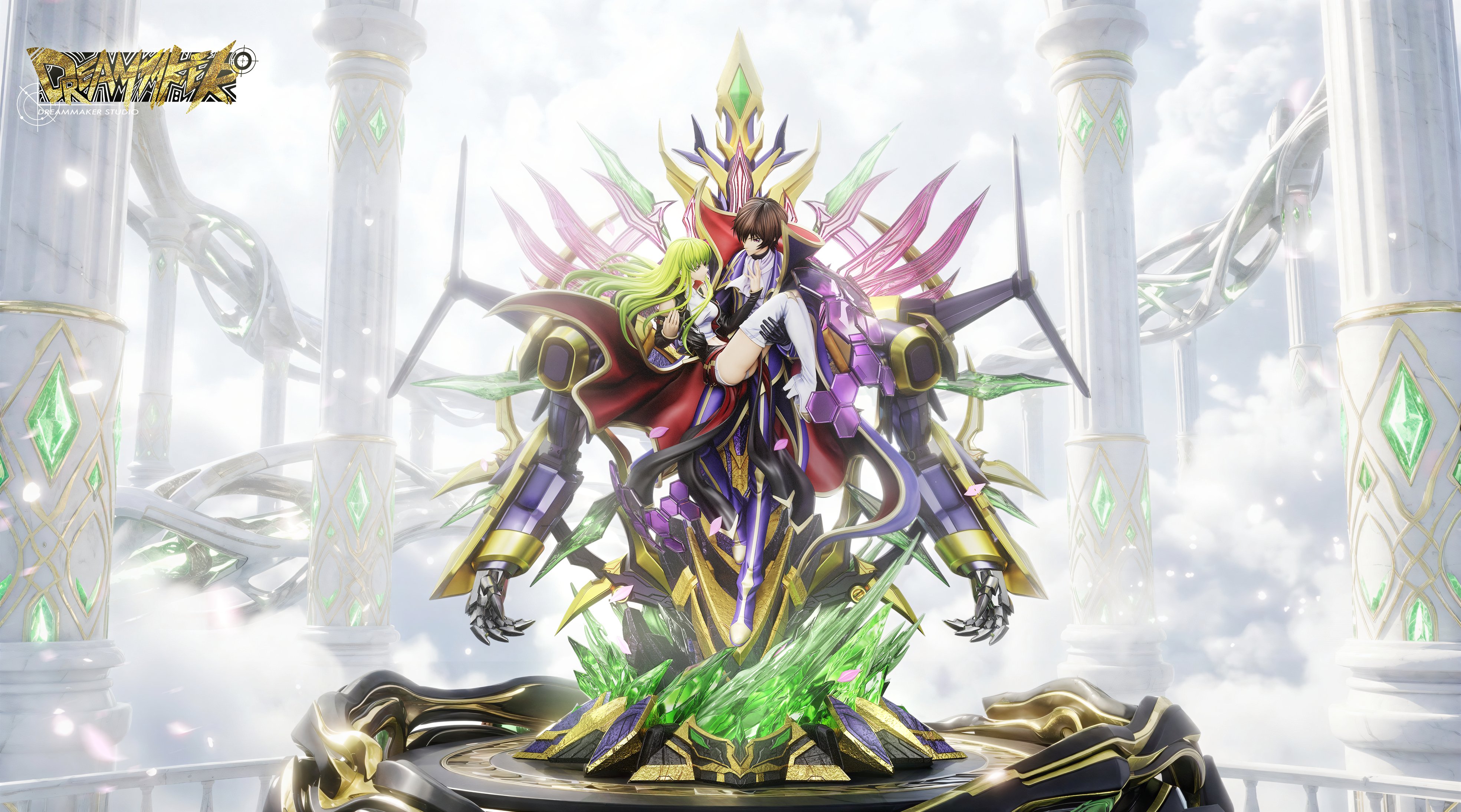 Dreammaker Studio - Code Geass Lelouch & C.C. Statue 