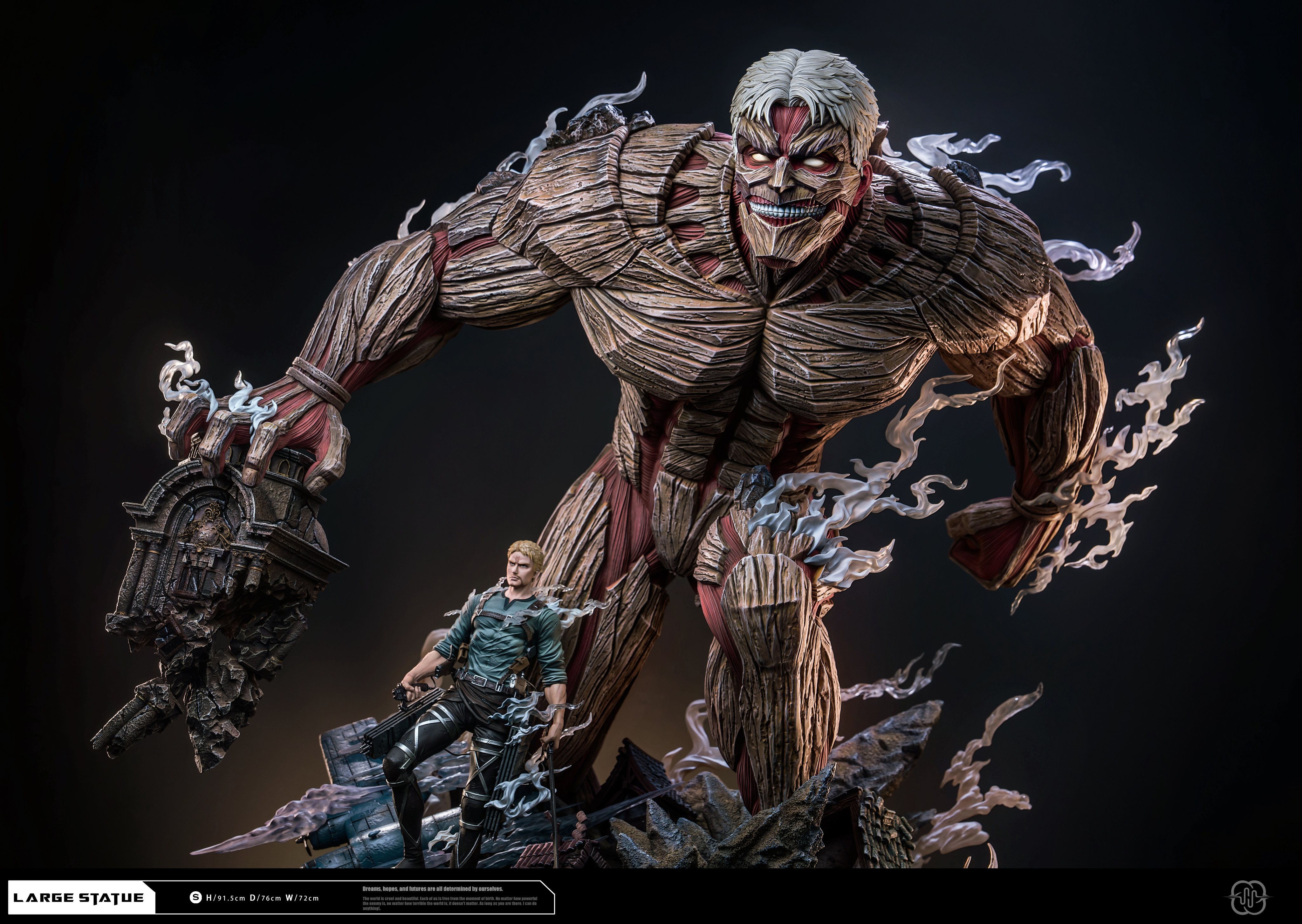 Hertz Studio - Attack on Titan The Armored Titan & Reiner Statue 