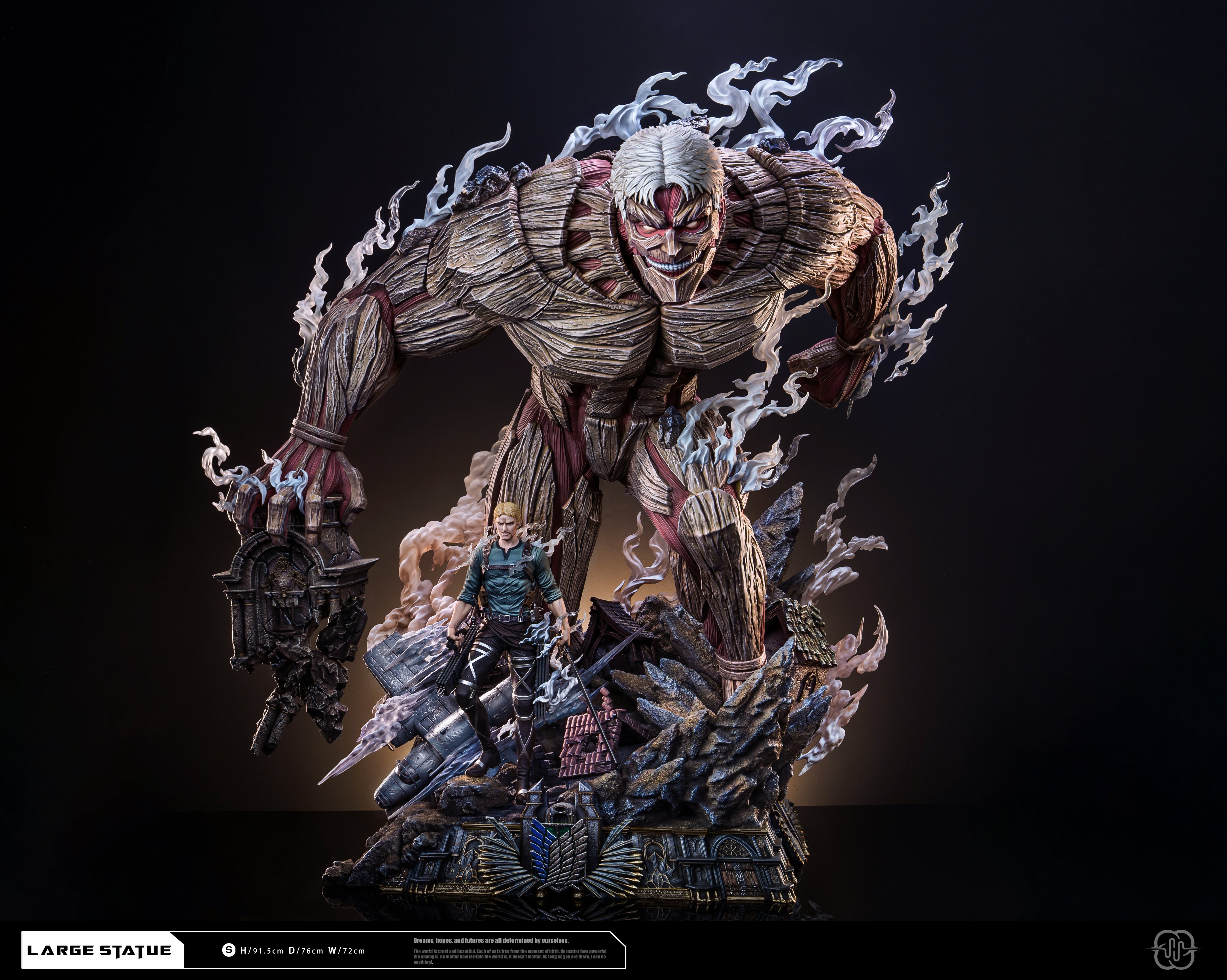 Hertz Studio - Attack on Titan The Armored Titan & Reiner Statue 