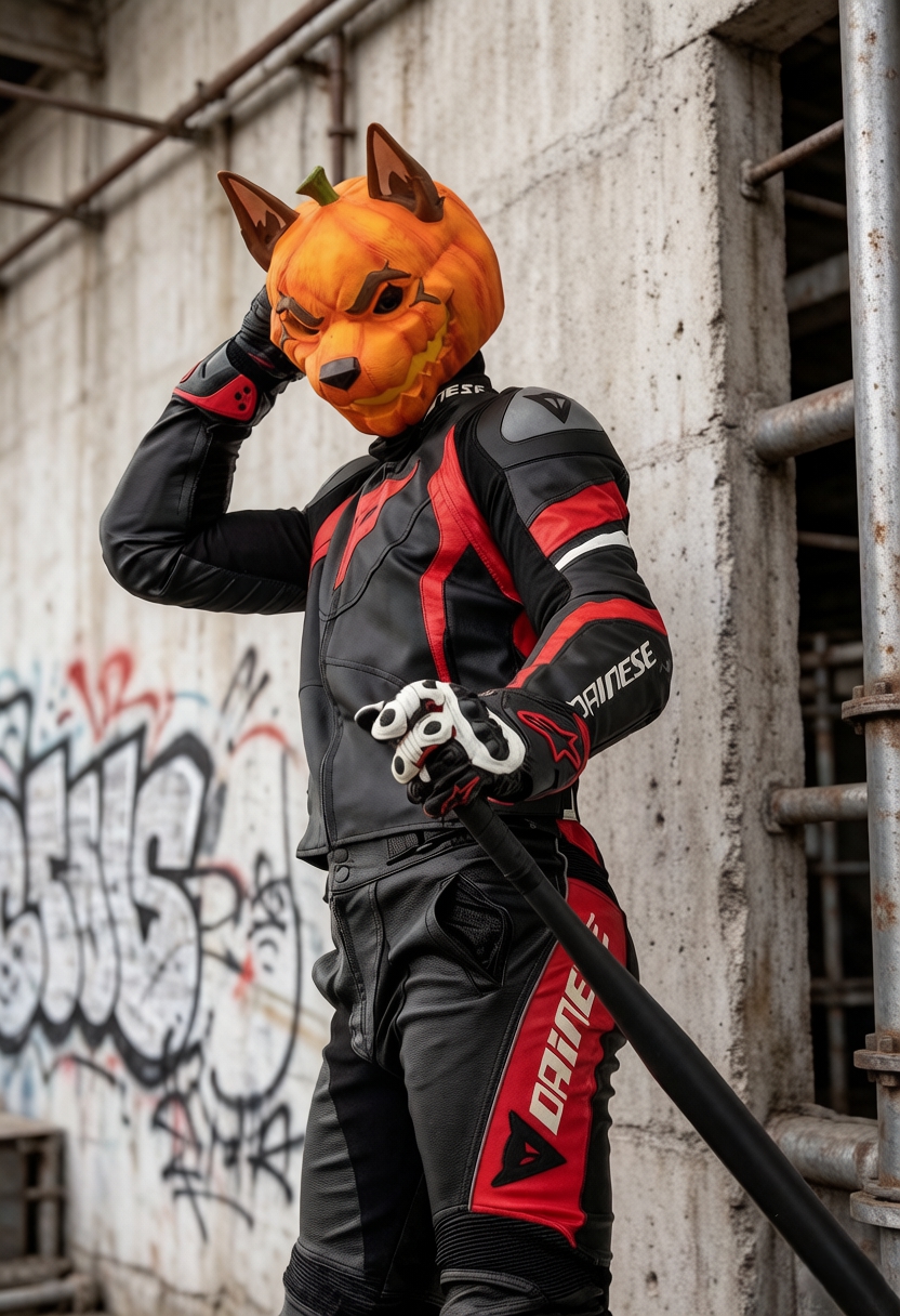 Pumpkin Mask statues cosplay props