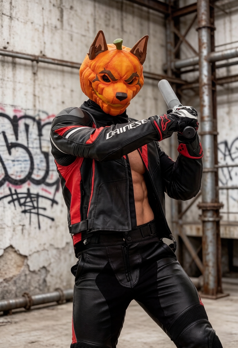 Pumpkin Mask statues cosplay props