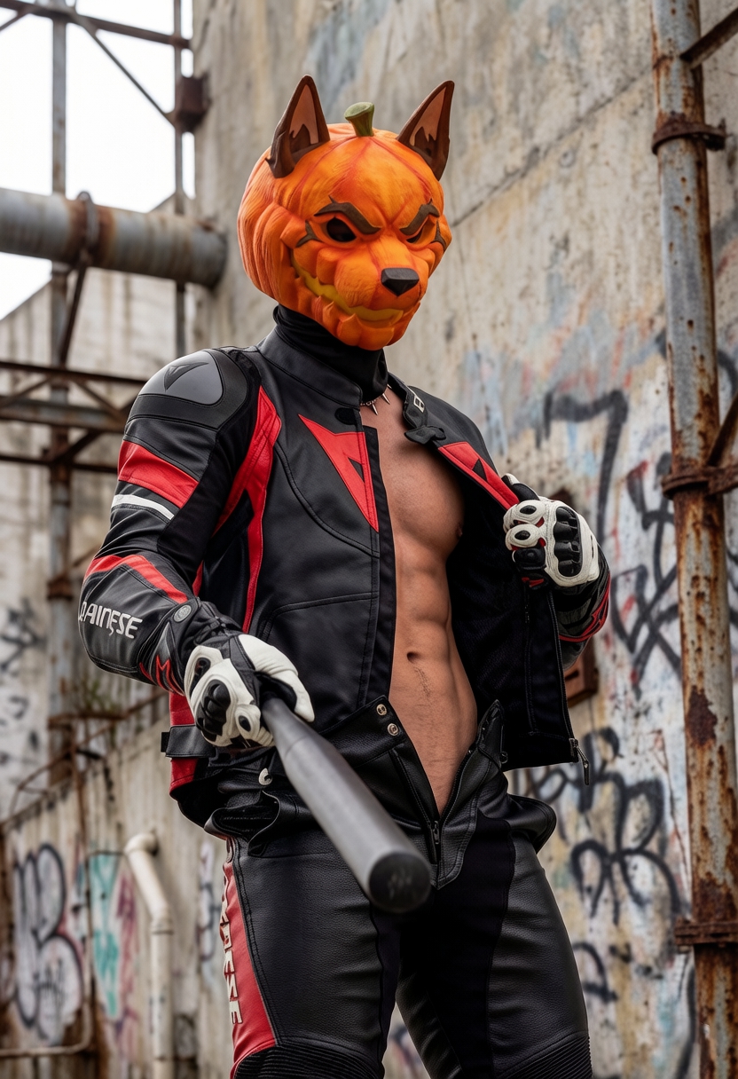Pumpkin Mask statues cosplay props