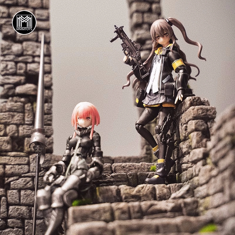 MMMToys 1/12 Medieval Ruins Scene 1.0 Figure Base diorama model shooting prop ornament