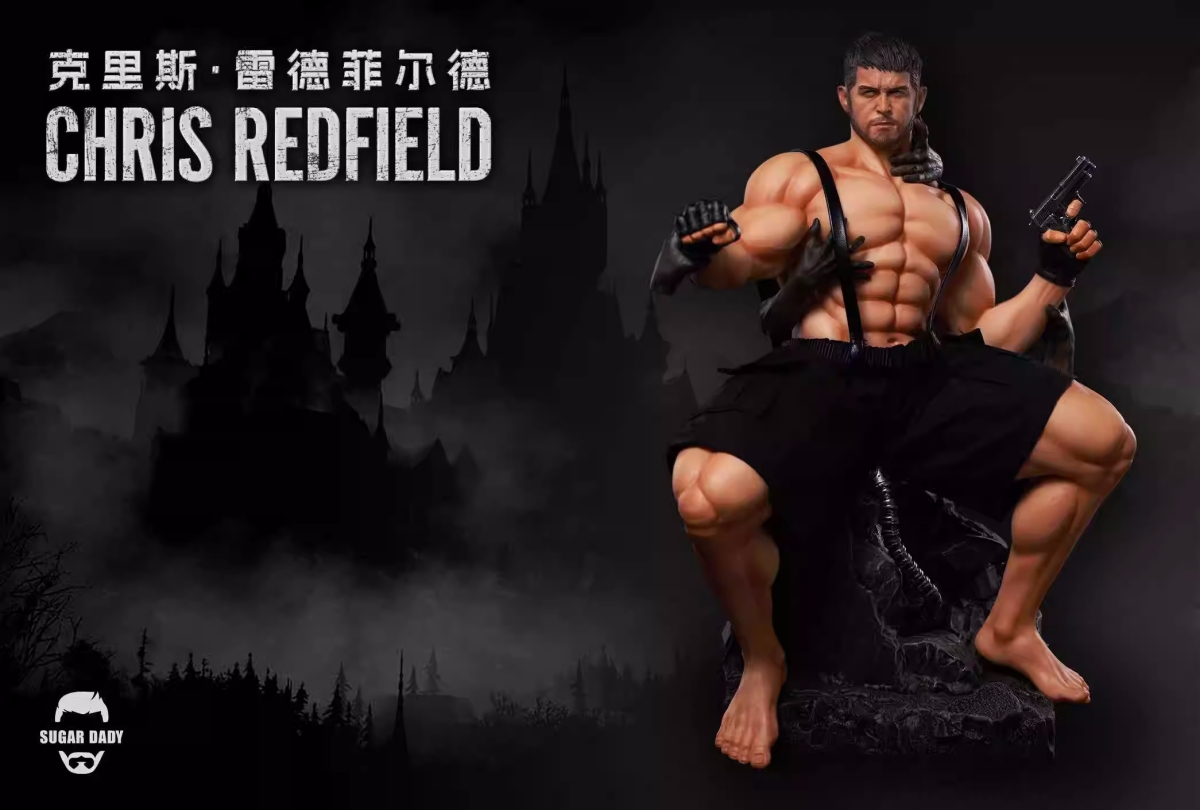 Pre-order sugar dady Chris Redfield GK Figure Statue Model