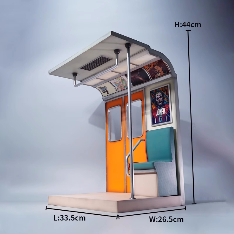 In stock MMMToys 1/6 subway scene base simulation model creative combination of realistic soldier figures collectible toy accessories-Statue Master