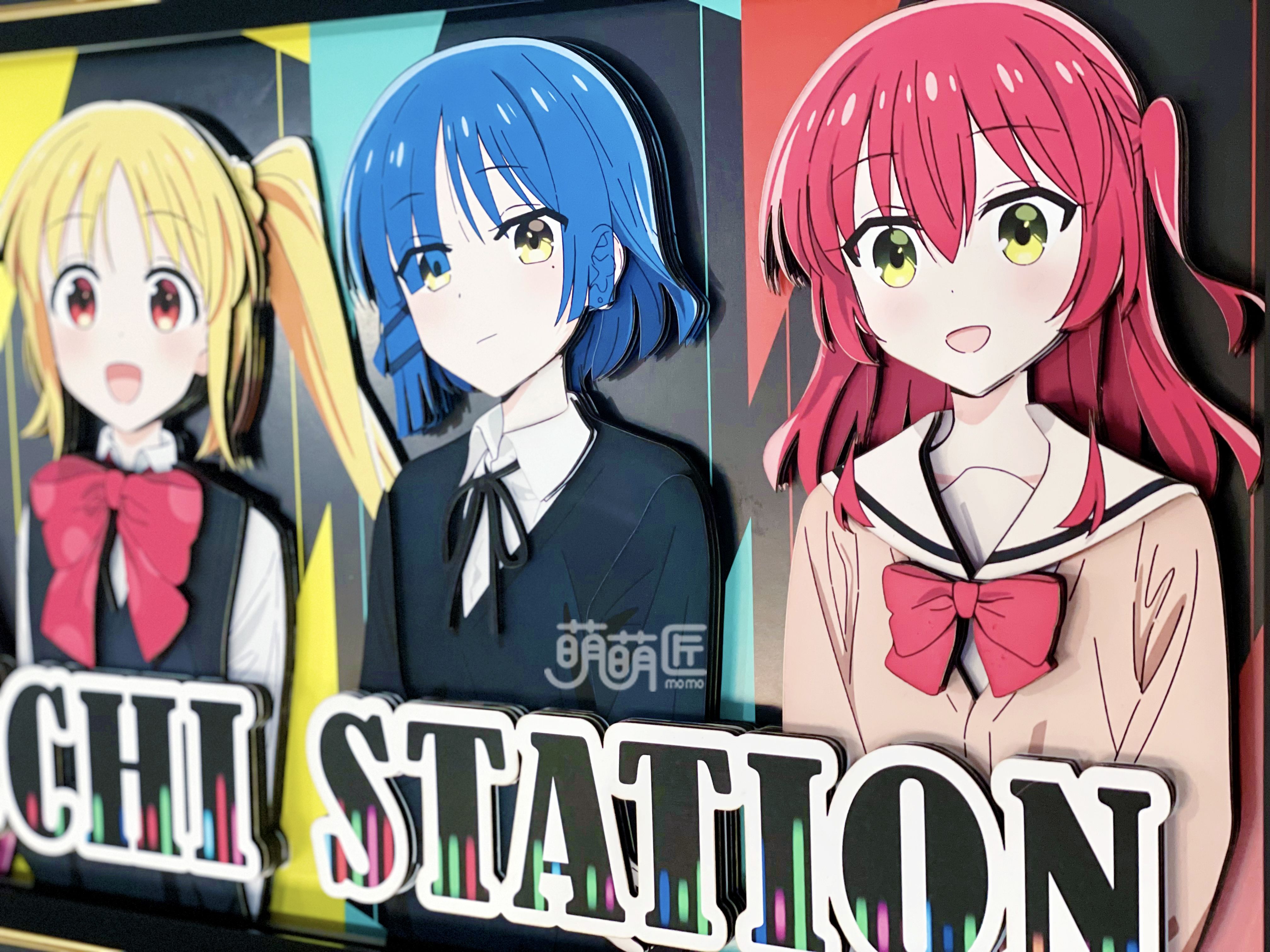 IN-STOCK MOMO Studio-lonely rock houteng Hong Xia Yamada cool HITO Yudai 3D paper art stereograph IN STOCK-Statue Master