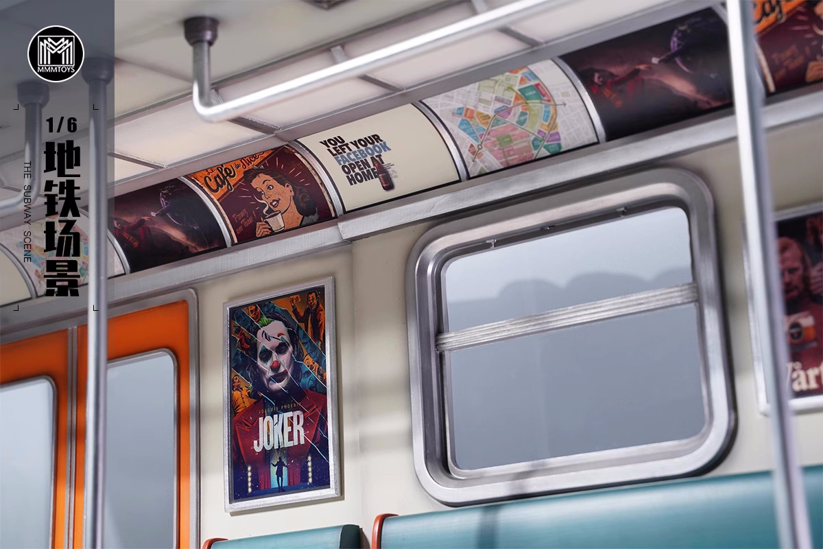 In stock MMMToys 1/6 subway scene base simulation model creative combination of realistic soldier figures collectible toy accessories-Statue Master