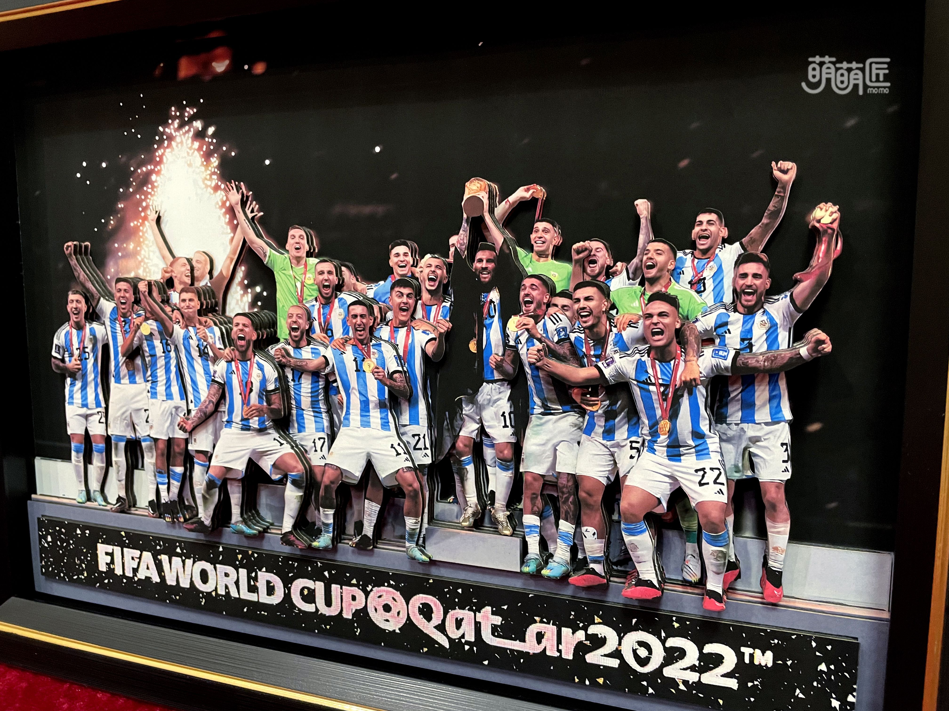 IN-STOCK MOMO Studio Macy FIFA World Cup World Cup Argentina champion 3D decorative 3D painting