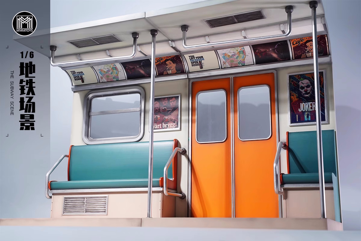 In stock MMMToys 1/6 subway scene base simulation model creative combination of realistic soldier figures collectible toy accessories-Statue Master