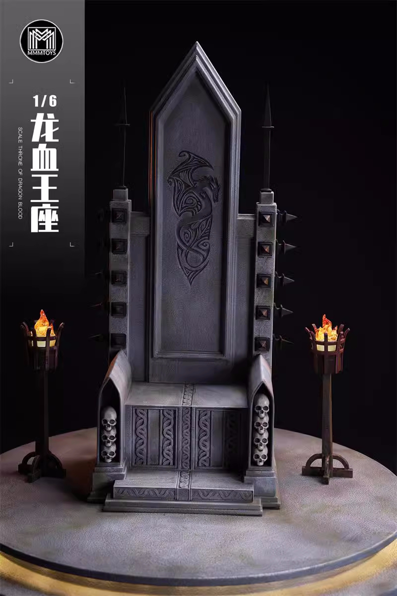 In-stock MMMTOYS Studio1/6 Dragon Blood Throne M2414 Scene Base, Compatible with 12-inch Action Figures