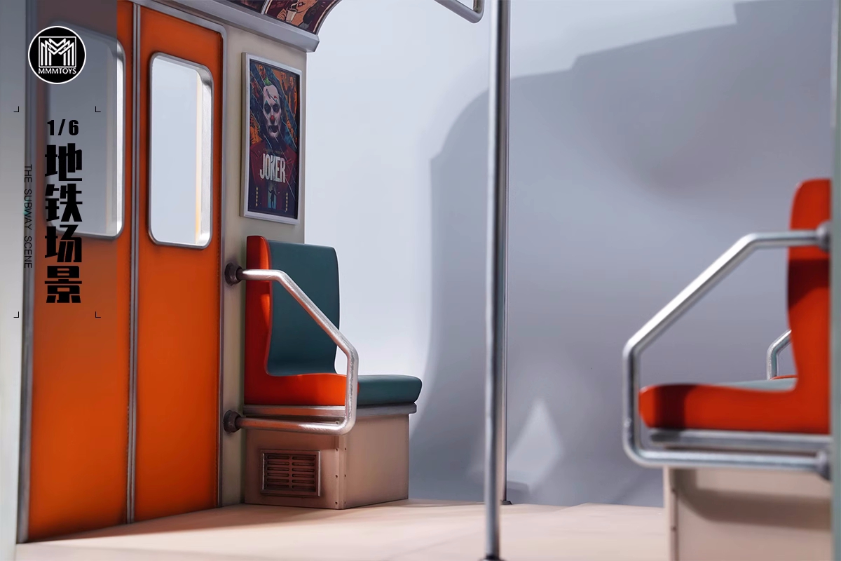 In stock MMMToys 1/6 subway scene base simulation model creative combination of realistic soldier figures collectible toy accessories-Statue Master