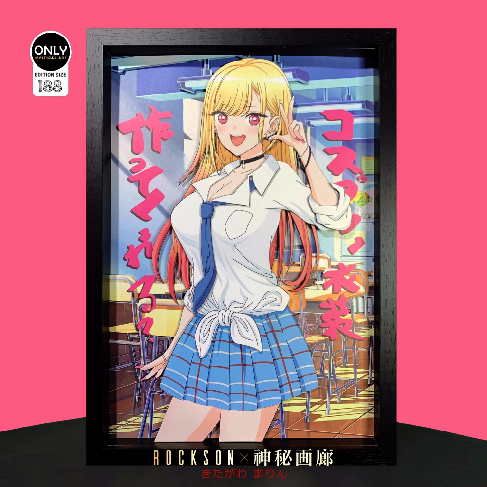 IN-STOCK Mystical Art Studio - Mystery Gallery Kitagawa Marin (Dress-Up Darling) Love River 3D Decorative Painting (Adult 18+)