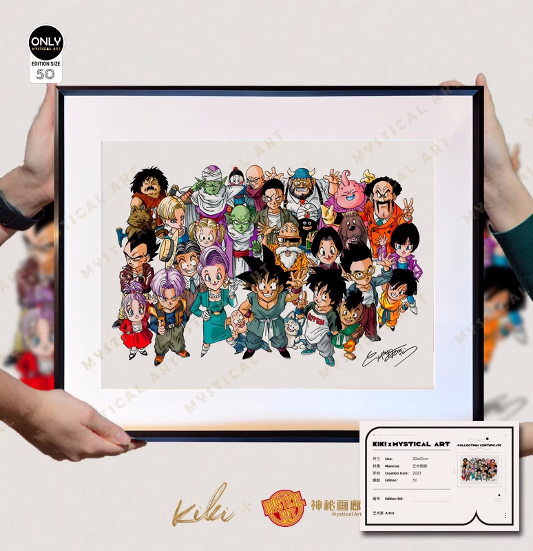 IN-STOCK Mystical Art Studio - Goodbye, Akira Toriyama. Reproduced Original Painting Decorative Picture