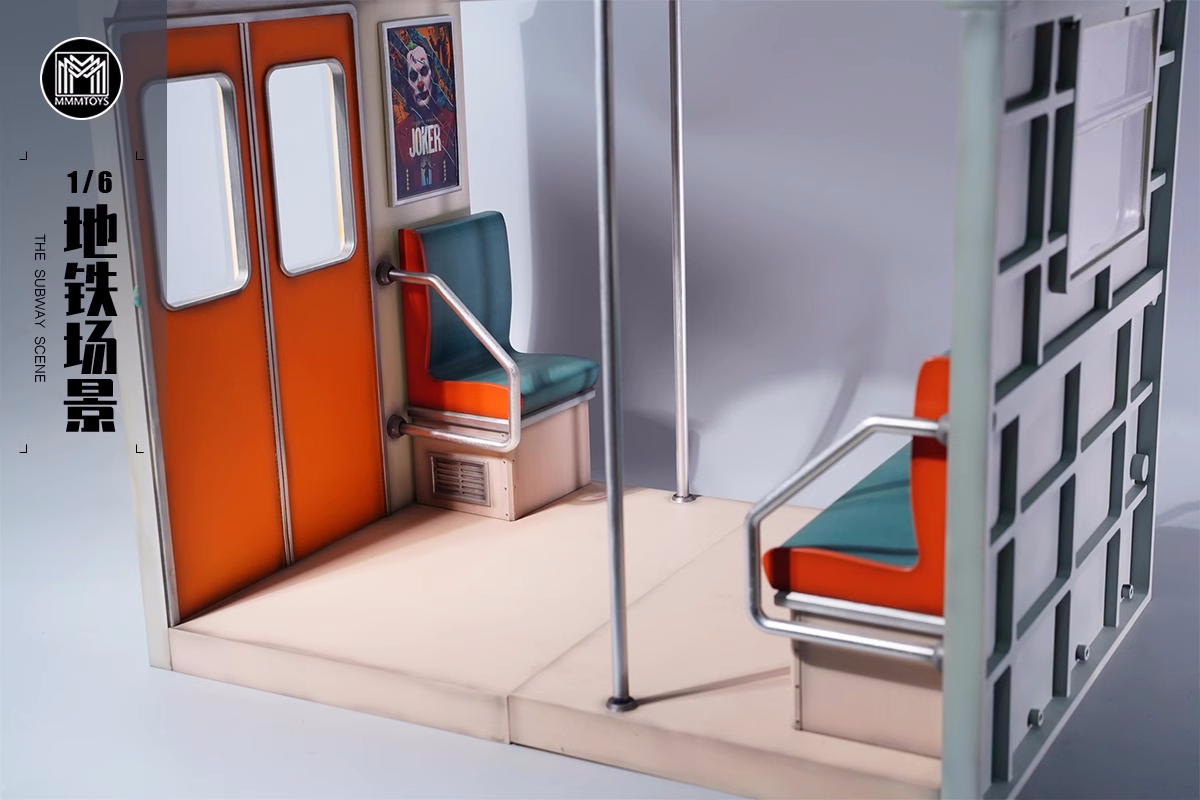 In stock MMMToys 1/6 subway scene base simulation model creative combination of realistic soldier figures collectible toy accessories-Statue Master