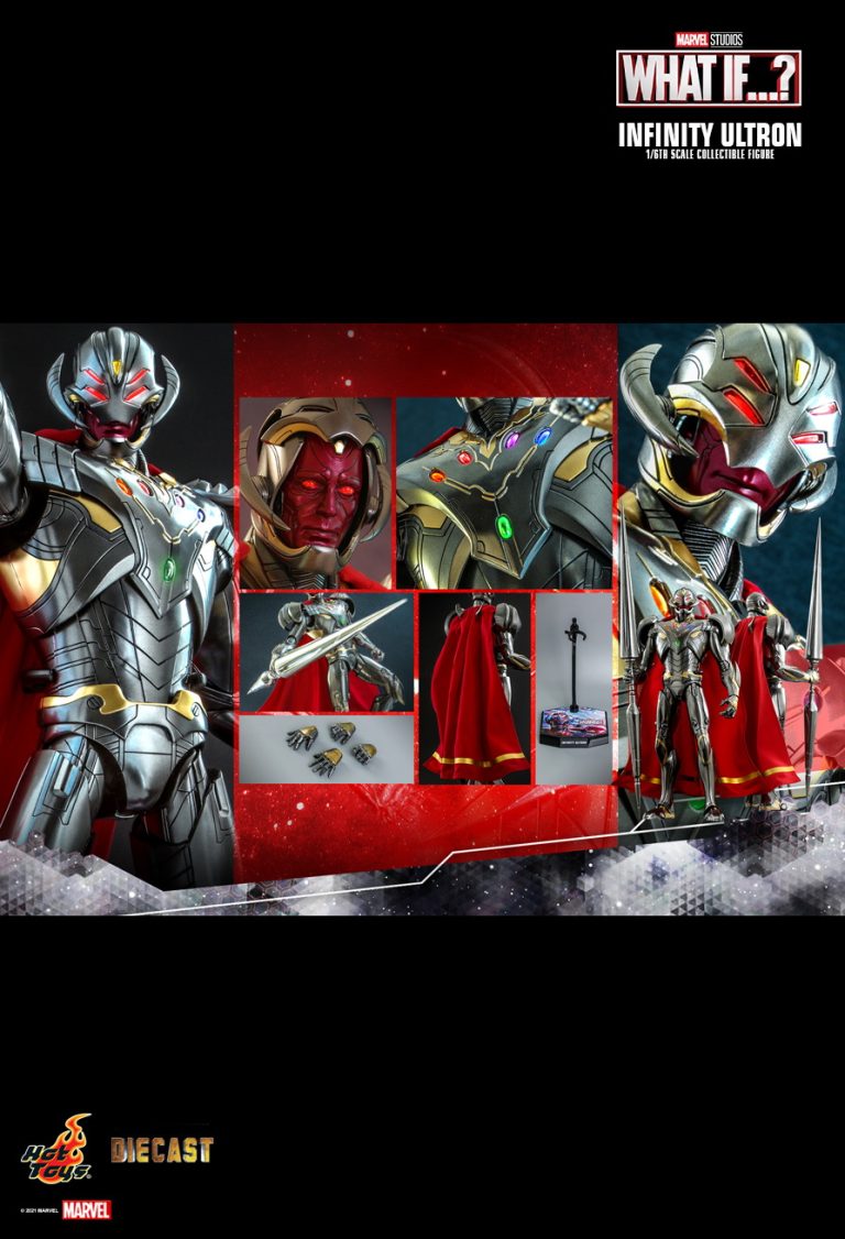 Hottoys - What If...? Infinity Ultron 1/6th scale Collectible Figure Diecast TMS063D44 (Licensed) Action Figure-Statue Master
