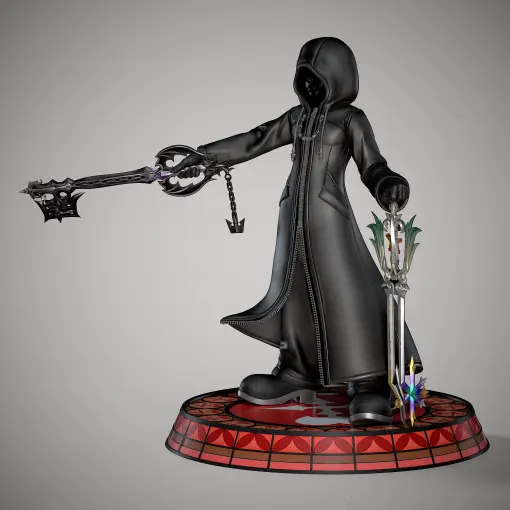 Black Swan Collectibles - Roxas From KH2 Kingdom Hearts Statue 