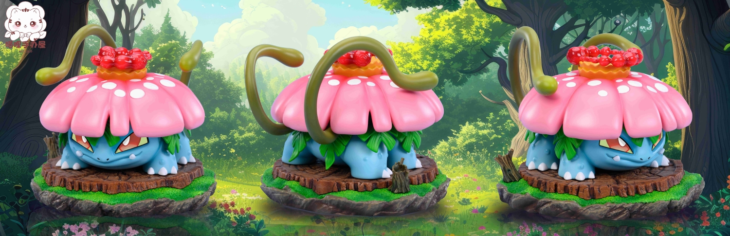 Pre-order Meow Q-version Super Giant Evolution of the First Three House Pokémon: Charizard, Venusaur, and Blastoise GK Statue Model-Statue Master