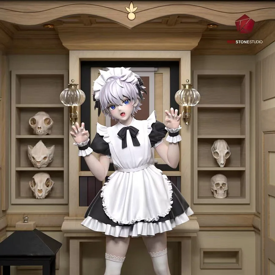 Red Stone Studio - Killua Zoldyck maid outfit 1/6 Statue