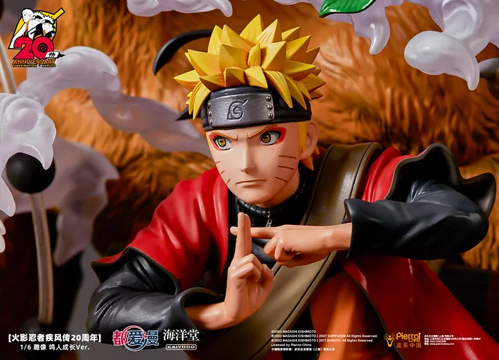 Duaim X kaiyodo - Naruto: Shippuden 20th Anniversary 1/6 Scale Statue - Naruto Growth Ver. (Licensed) Statue 
