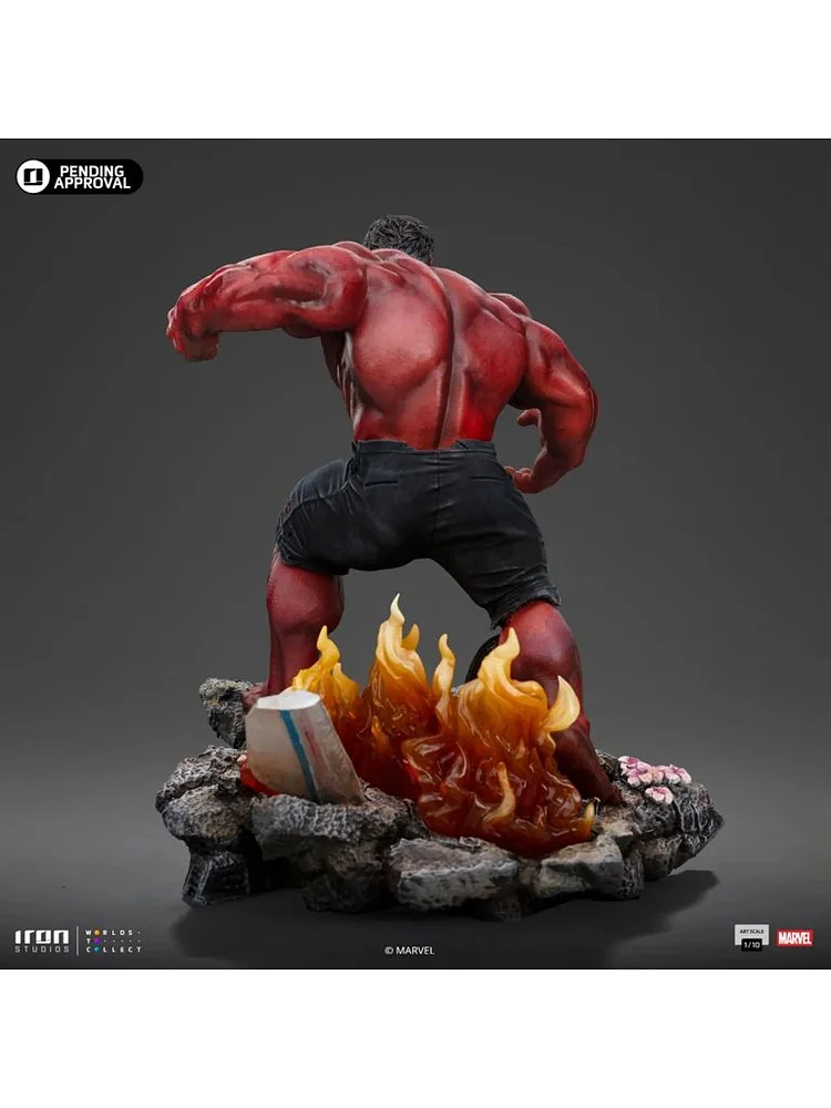 Iron Studio - Marvel Brave New World Art Scale 1/10 Statue Red Hulk (Licensed) Statue(GK)