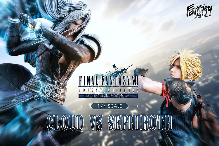 FANTASY Studio & Dragon Studio - Final Fantasy Sephiroth VS Cloud Strife 1/4 Statue(GK)