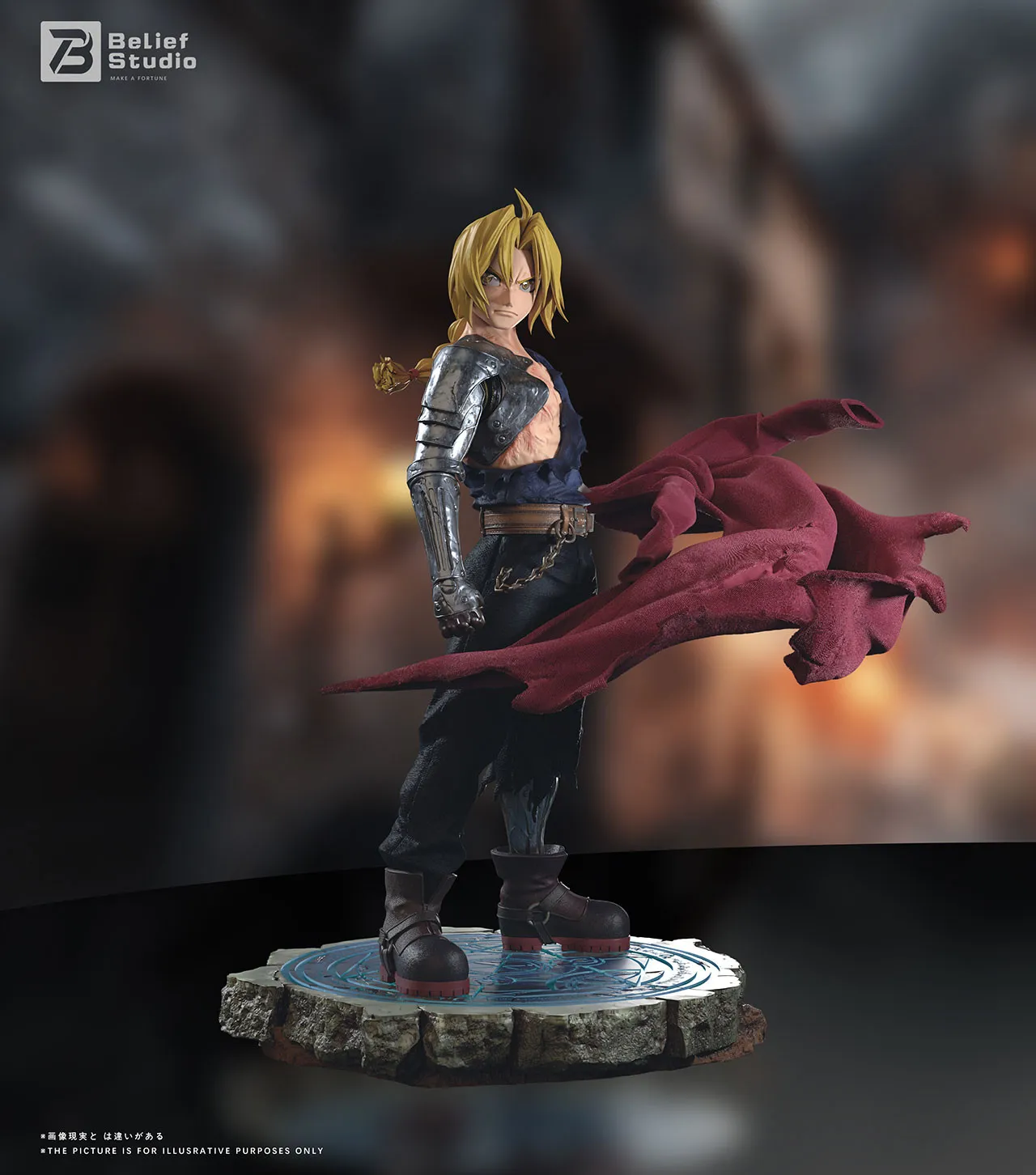 Belief Studio - Edward Elric Fullmetal Alchemist Statue 
