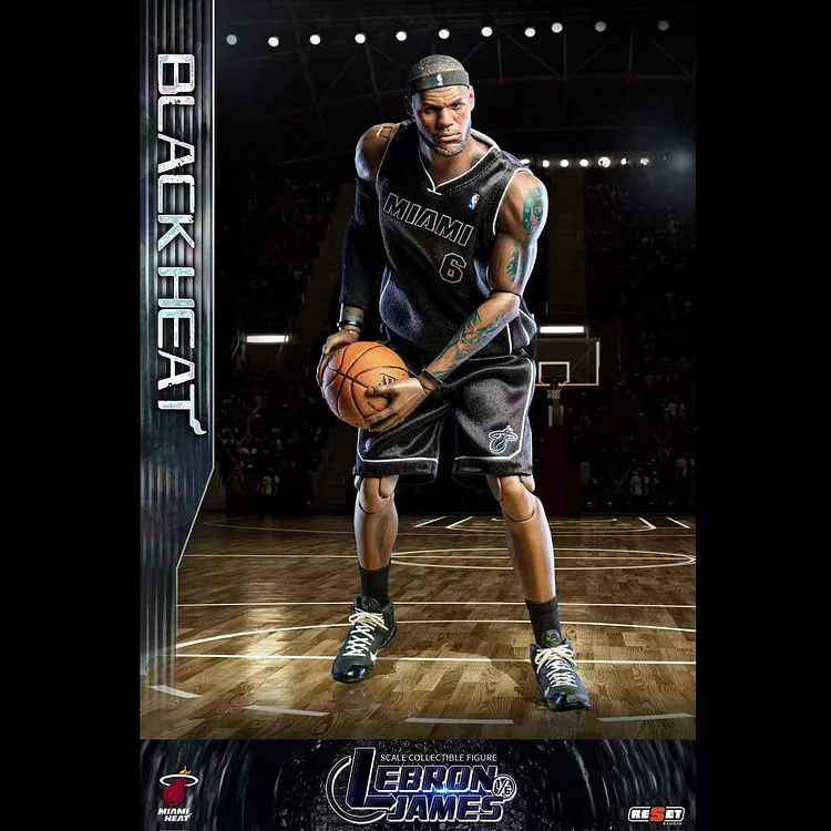 ReSet Studio - NBA Moment Series Miami Heat LeBron James Set 1/6 Statue(GK) Sports Celebrities-Statue Master