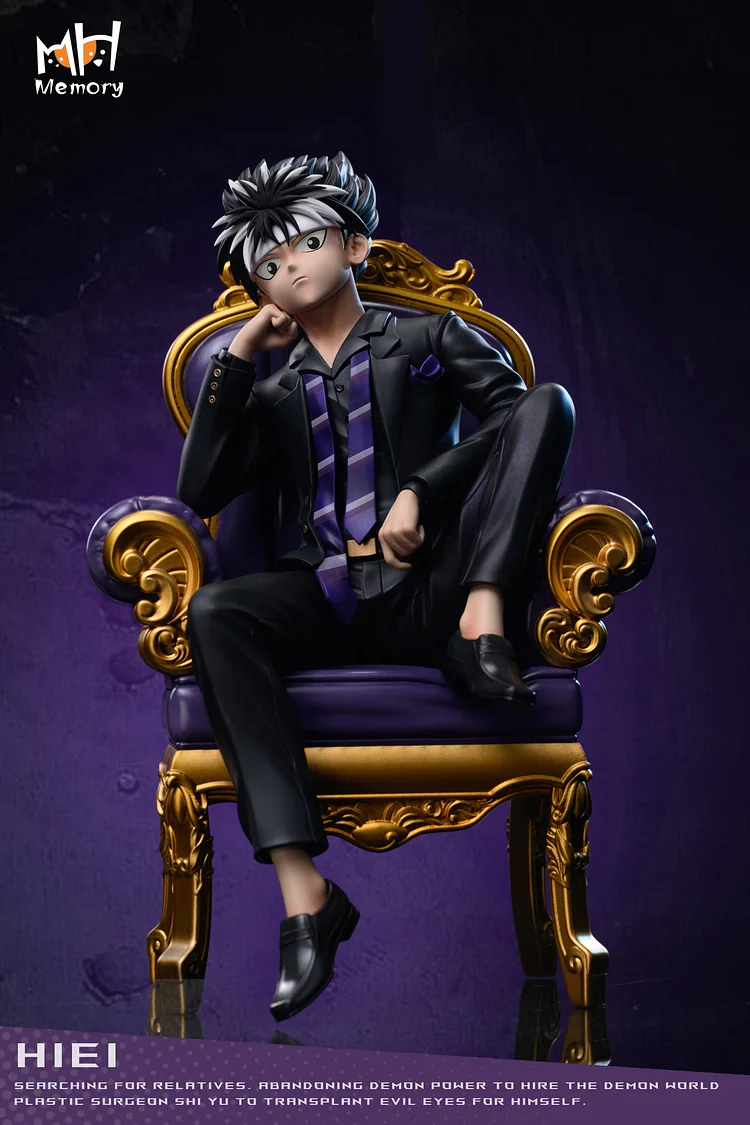 Memory Studio - Yu Yu Hakusho Sitting Pose Series #1 Hiei 1/6 Statue(GK)